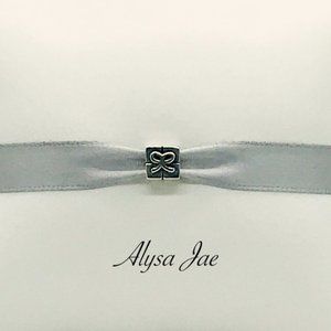 Gift Box European Bead, Antiqued, Sterling